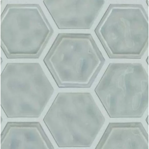 Light Grey Hexagon - ceramic tile